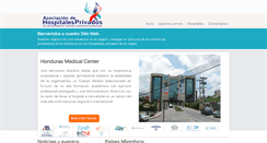 Desktop Screenshot of hospitalesprivadosdecentroamerica.com